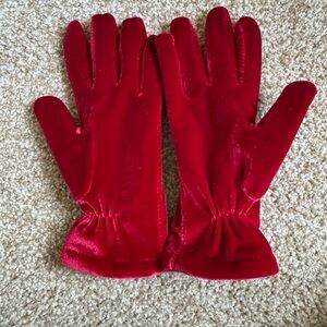 3M Thinsulate Red Velvet Gloves